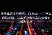 乐竞体育多线观点：F1与MotoGP赛车风格差异，从车手技术到车队运营都看点十足